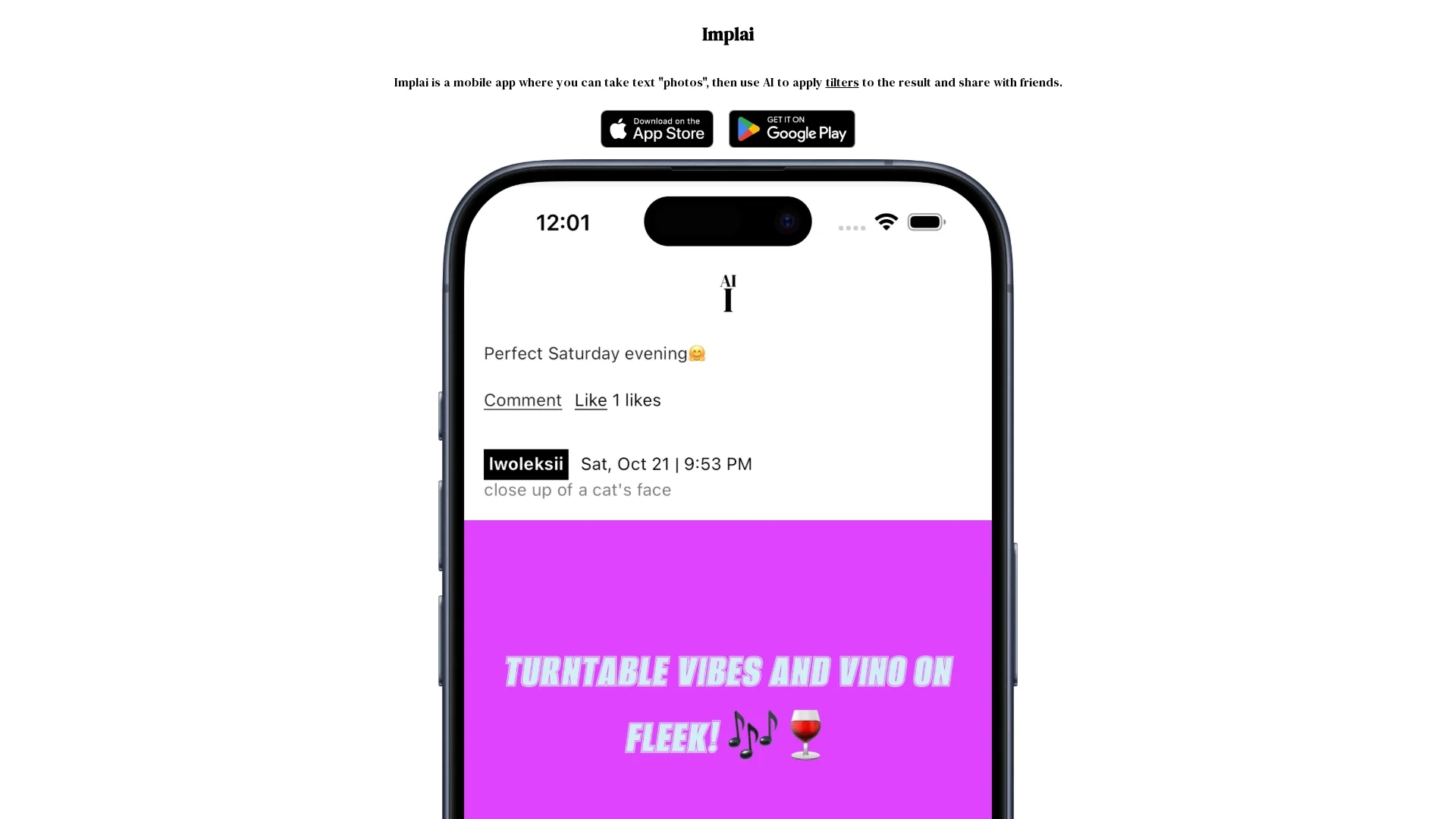 implai homepage
