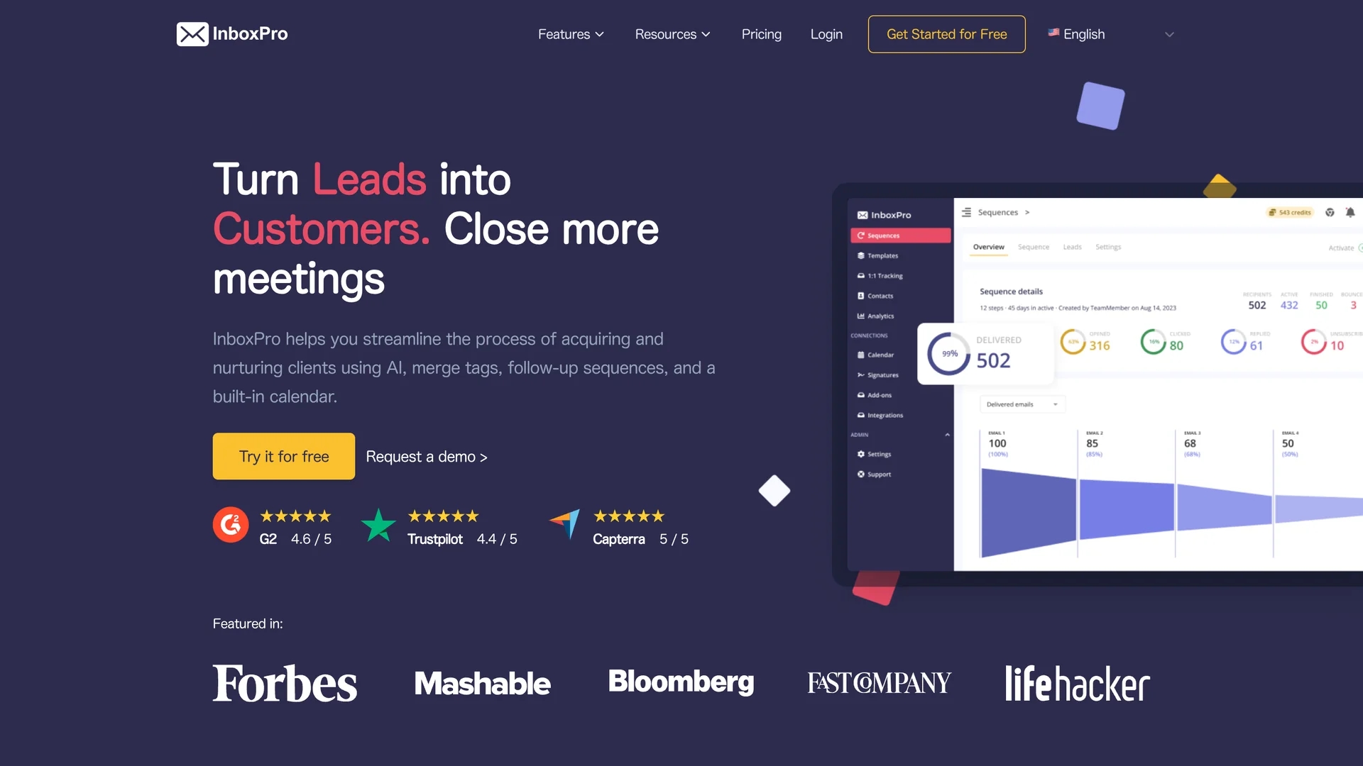 inboxpro homepage