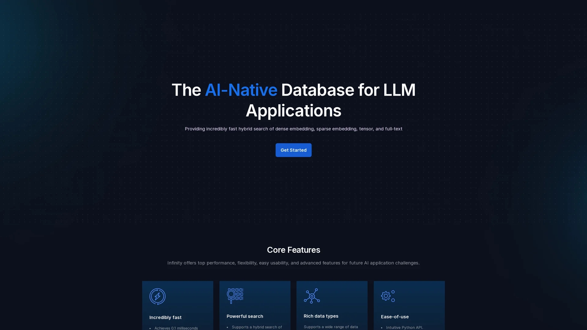 infinityflow homepage