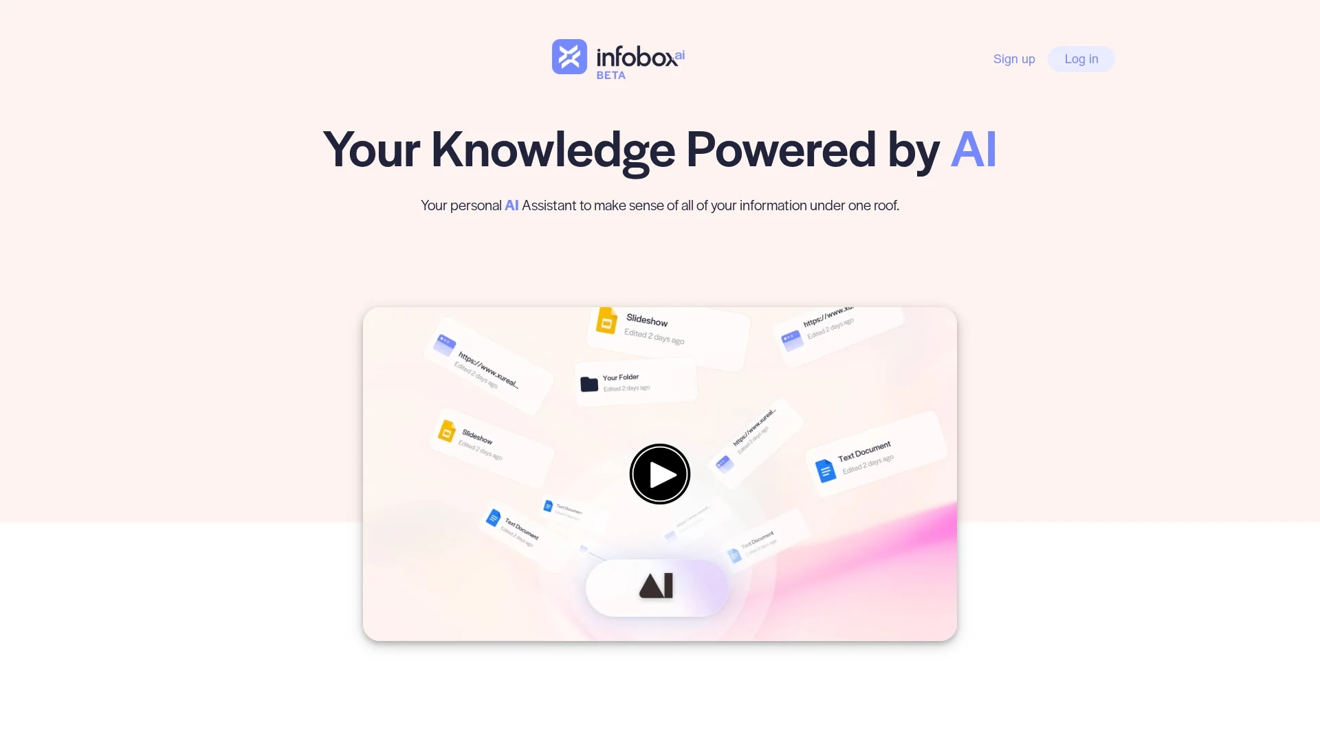 infobox-ai homepage