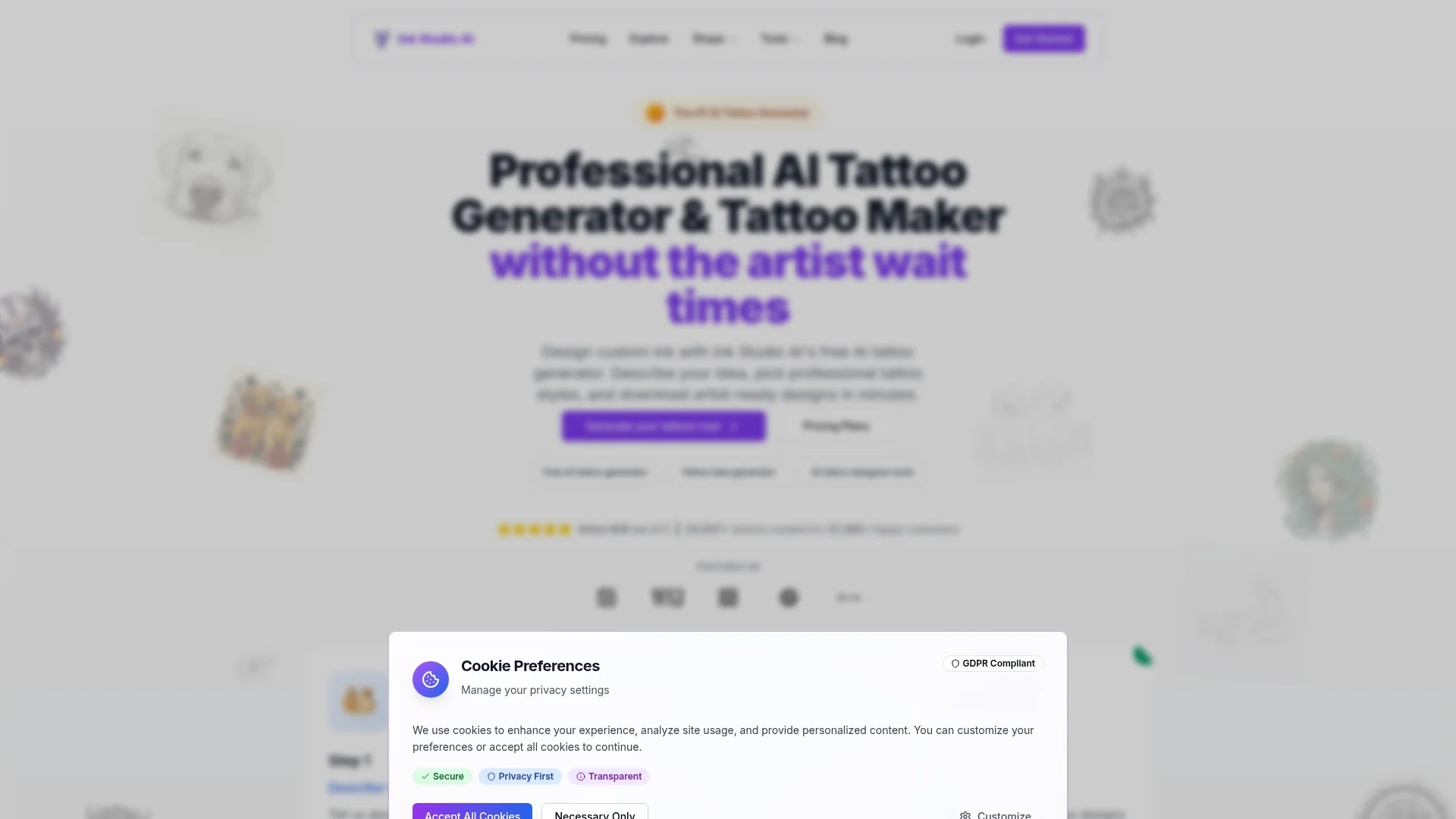ink-studio-ai homepage