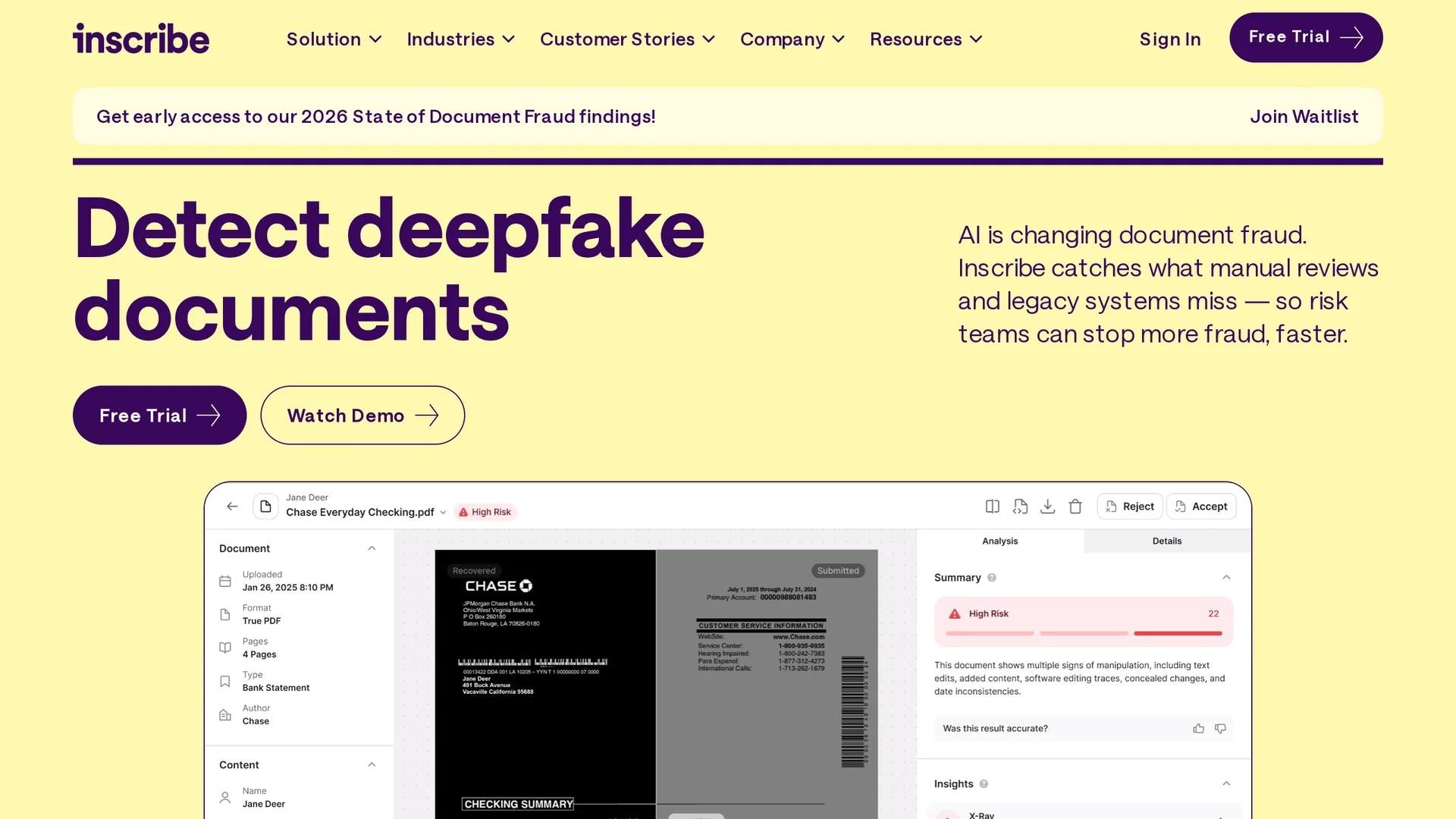 inscribe-ai homepage