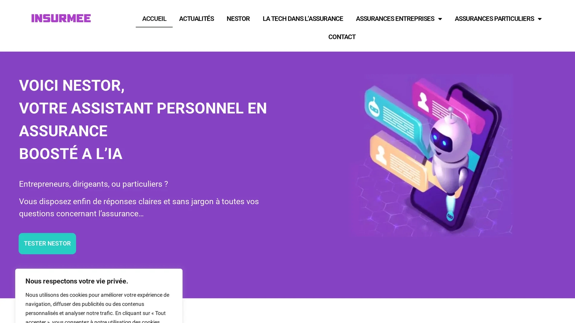 insurmee-ai homepage