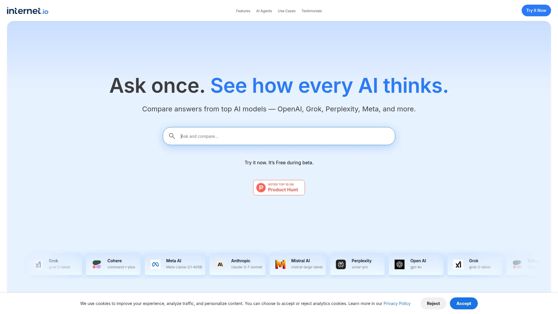 internet-io homepage