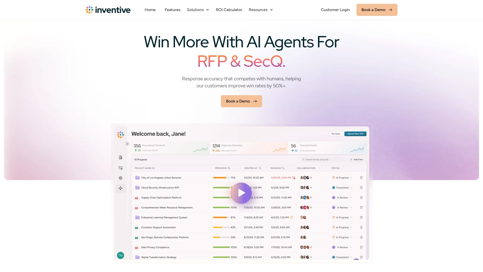 inventive homepage