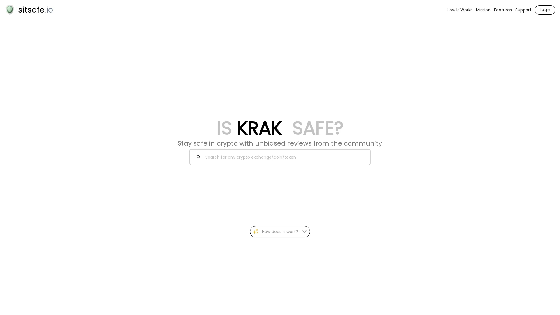 isitsafe-io homepage