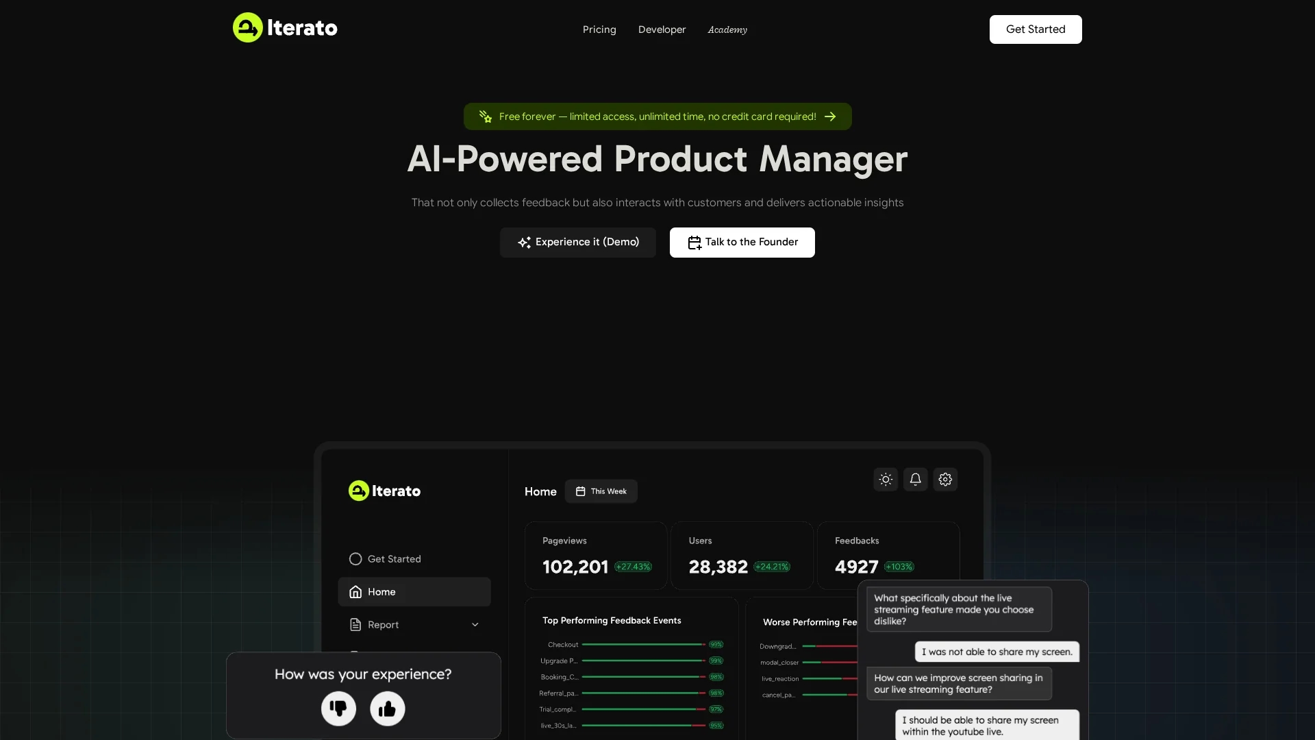 iterato homepage