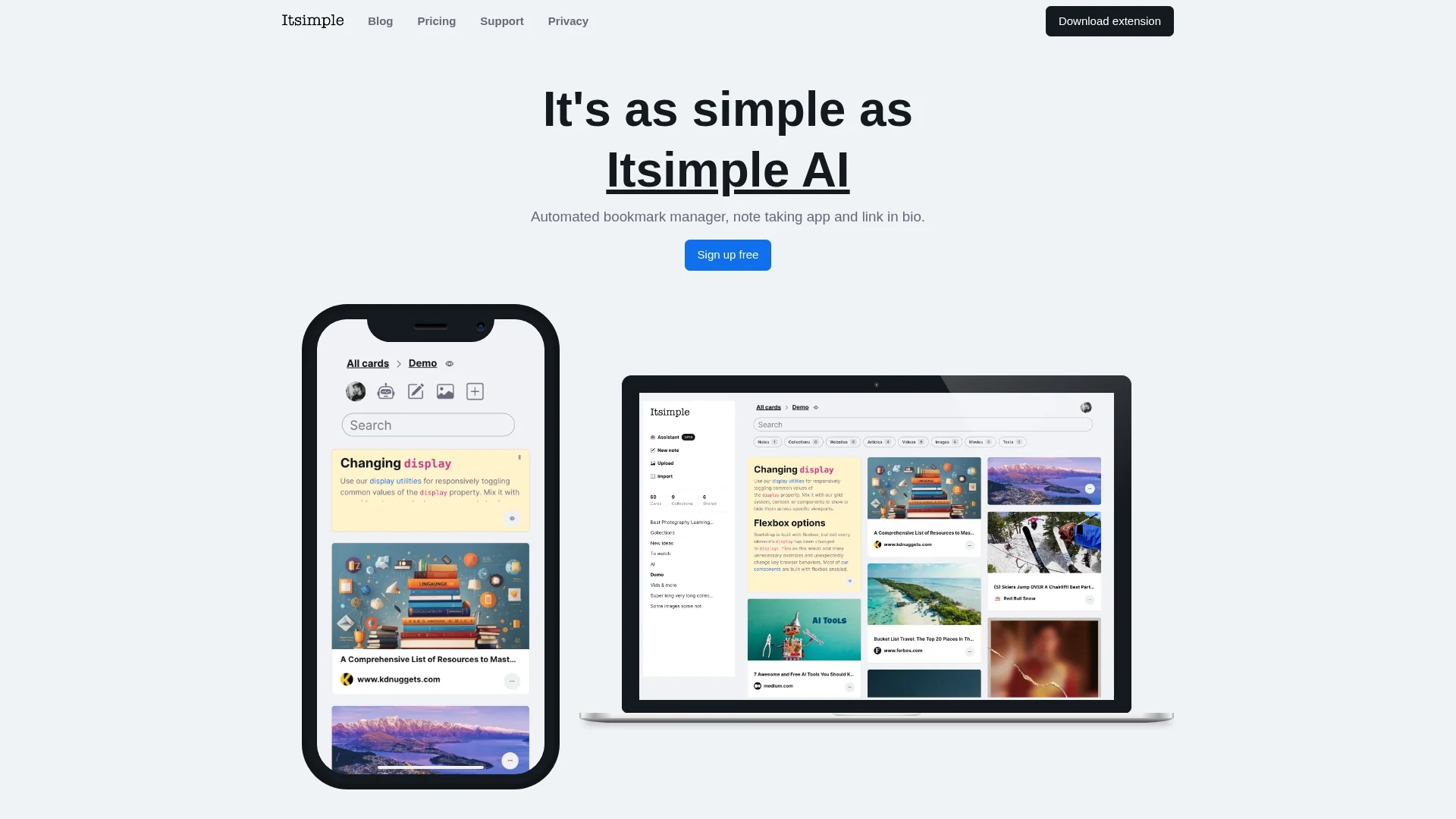 itsimple-ai homepage