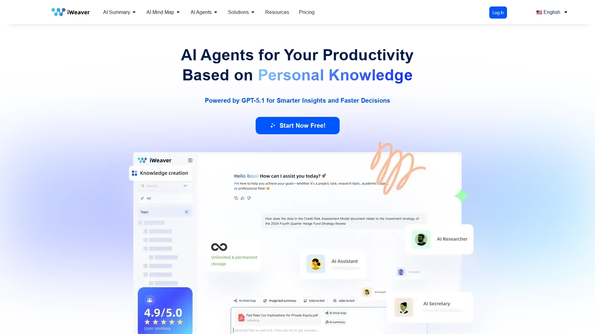 iweaver-ai homepage