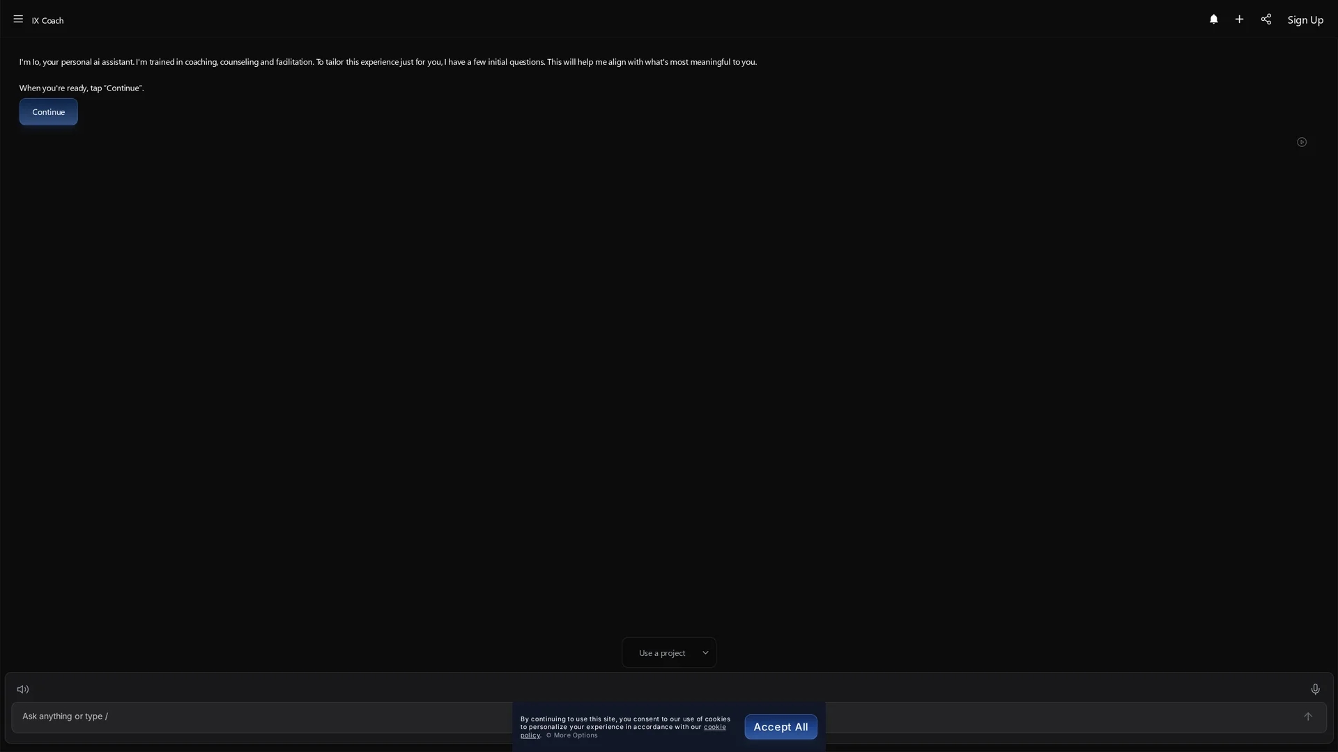 ix-coach homepage