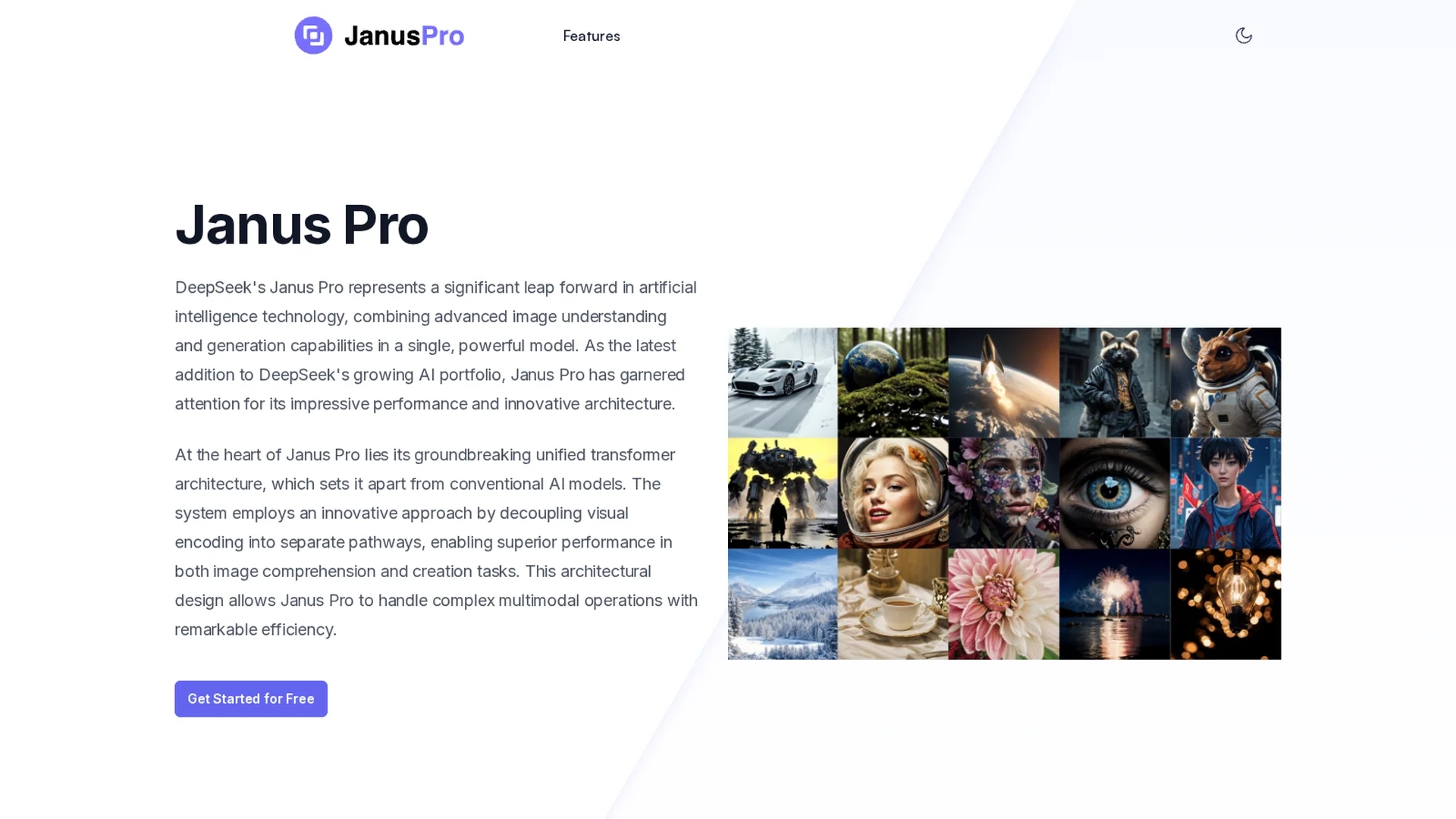 janus-pro homepage