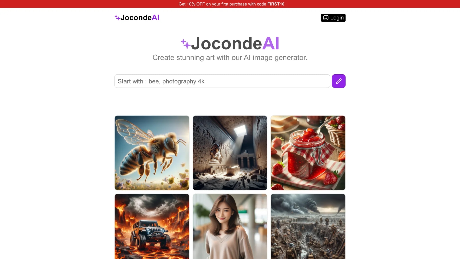 jocondeai homepage