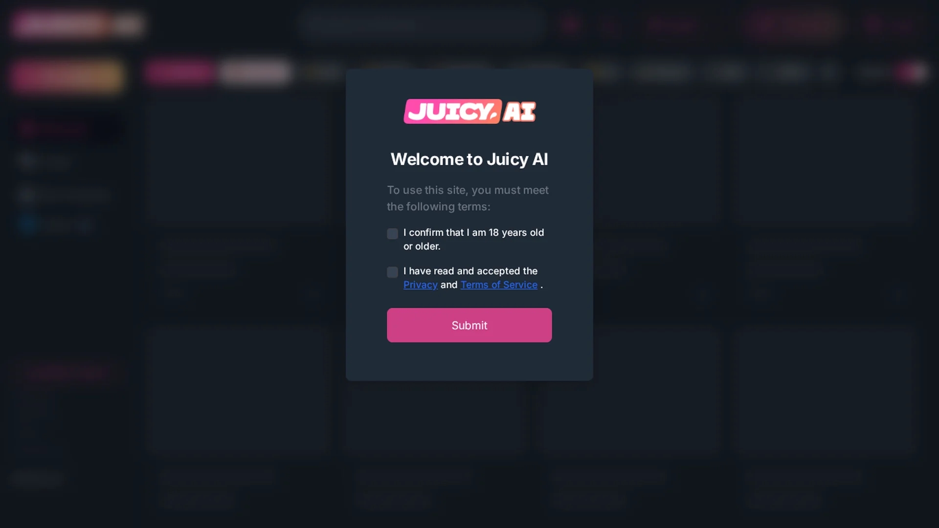 juicy-ai homepage