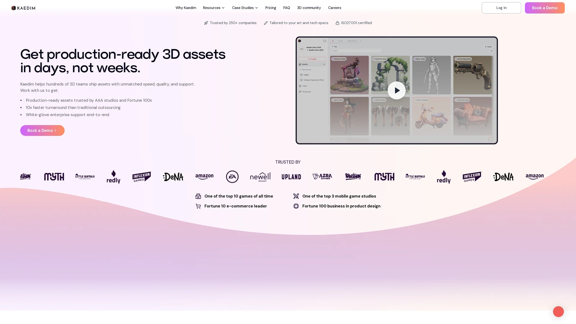 kaedim homepage