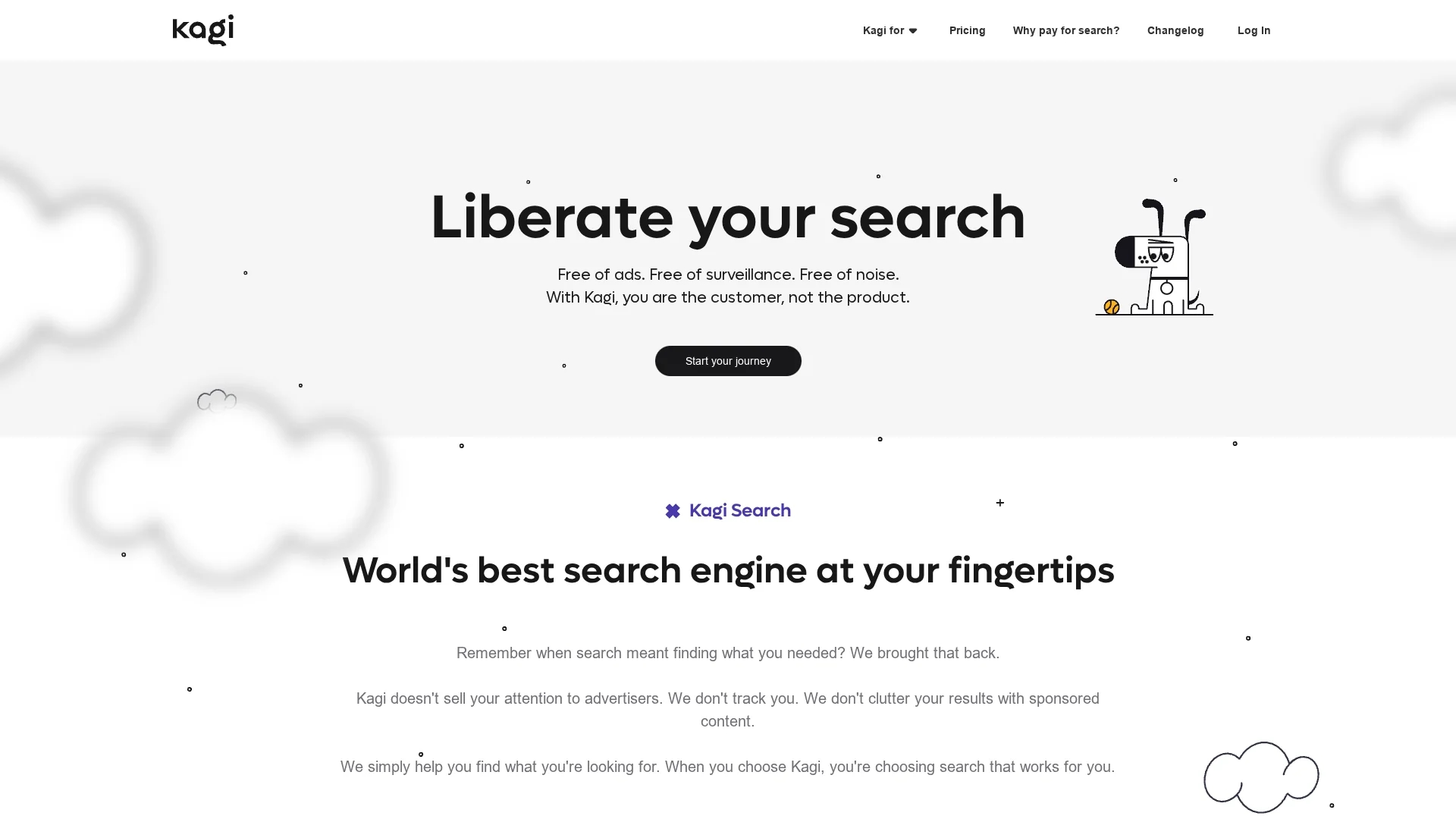 kagi-com homepage