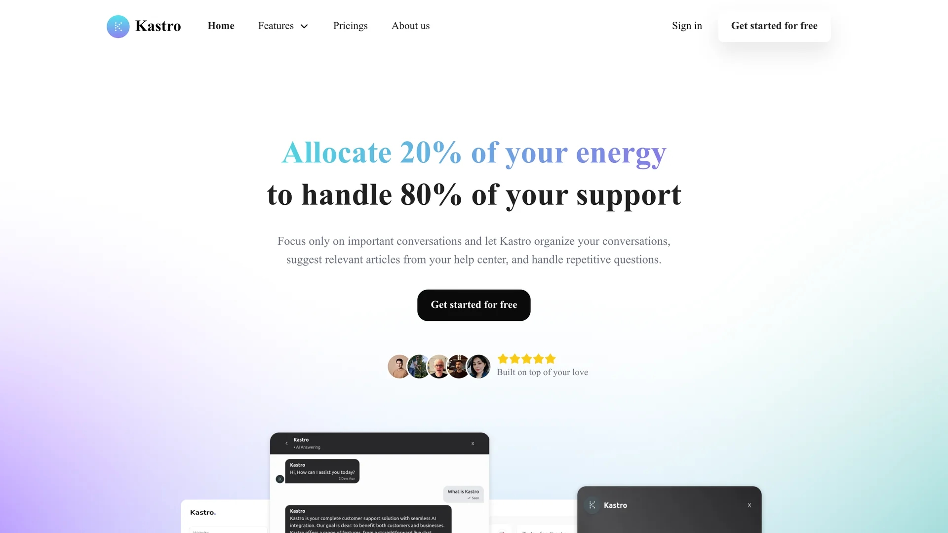 kastro homepage