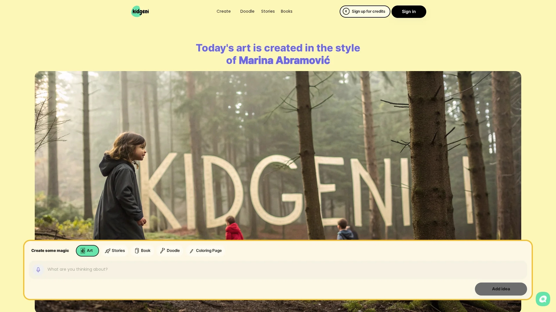 kidgeni homepage