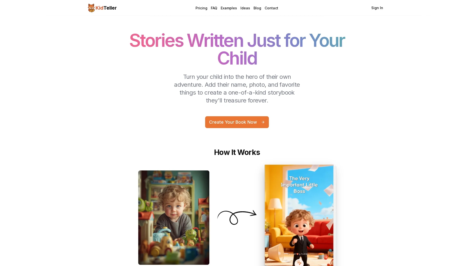 kidteller homepage