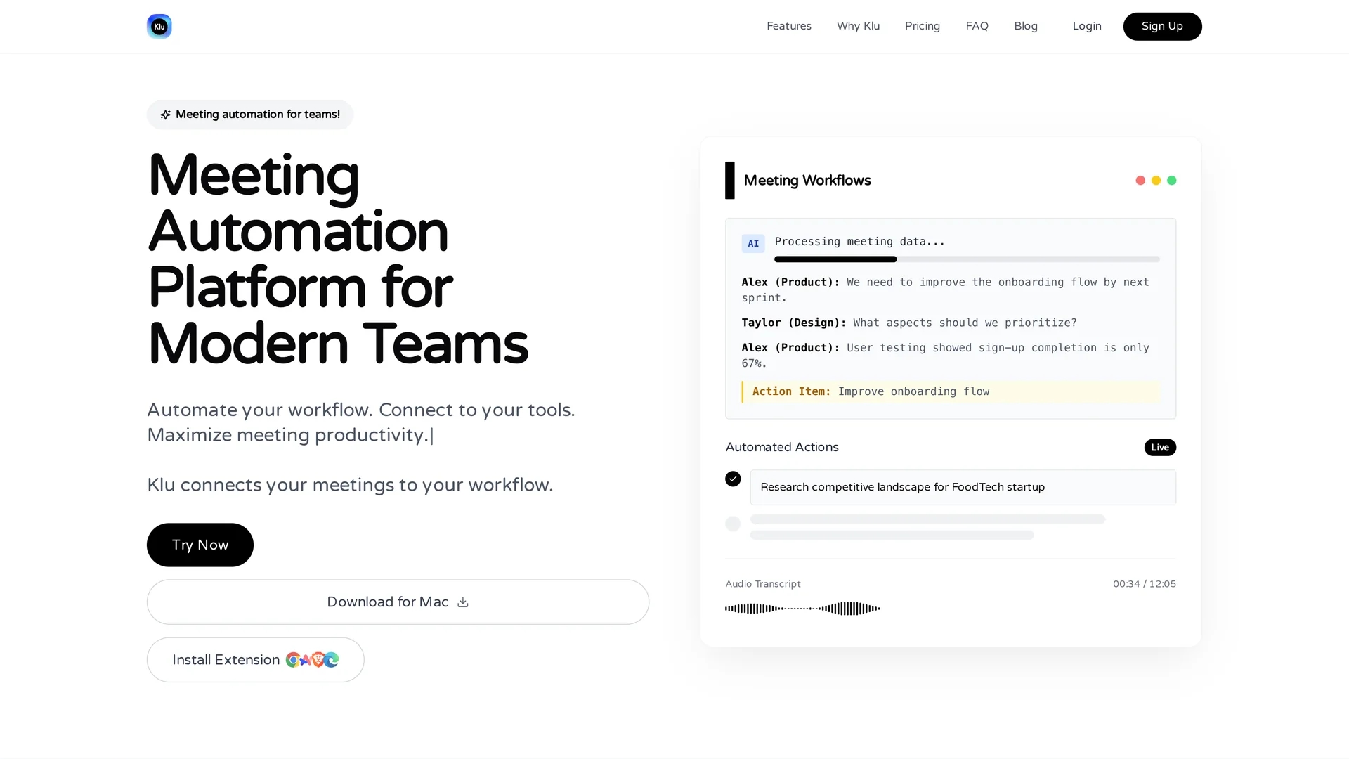 klu homepage