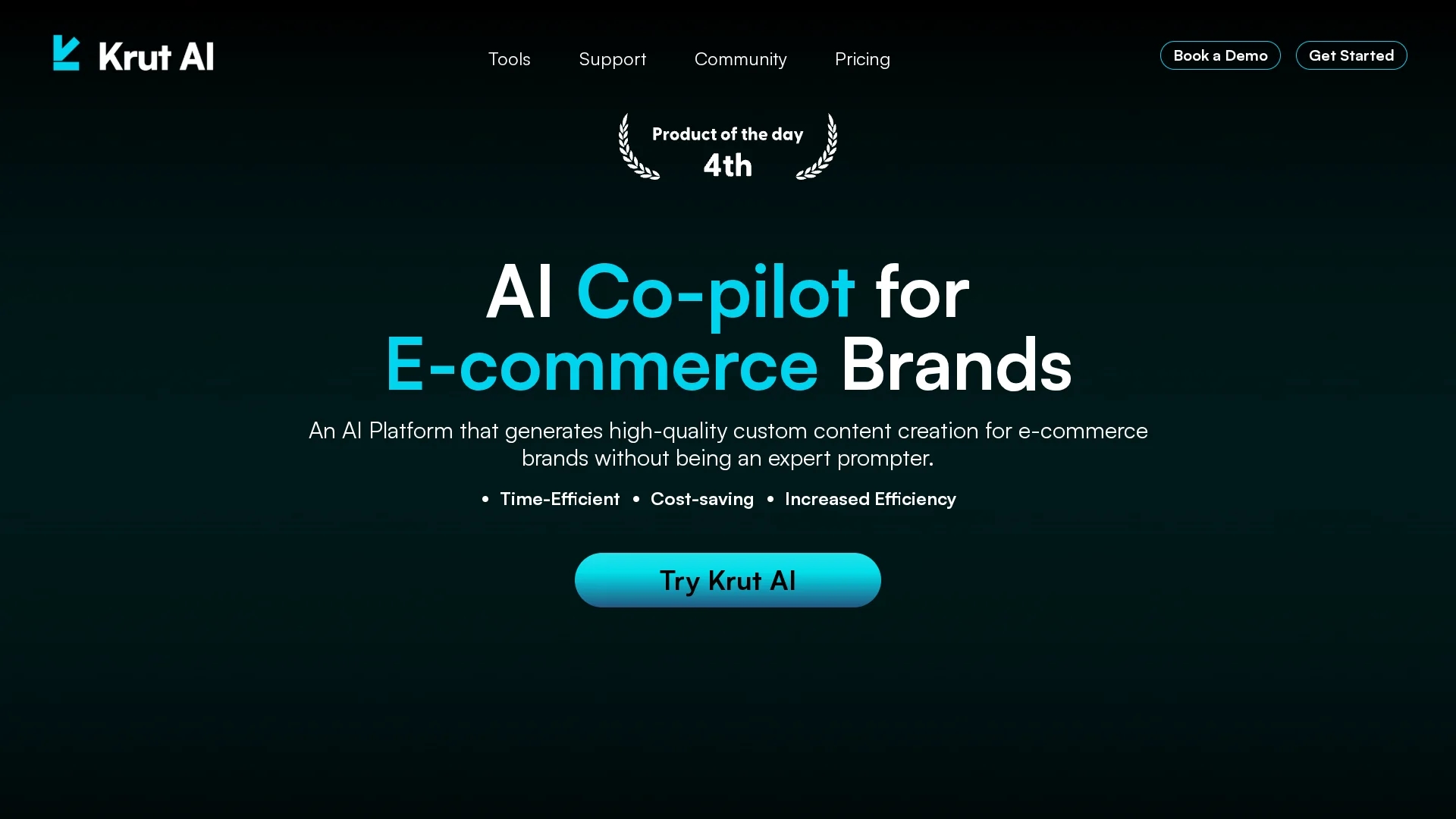 krut-ai homepage