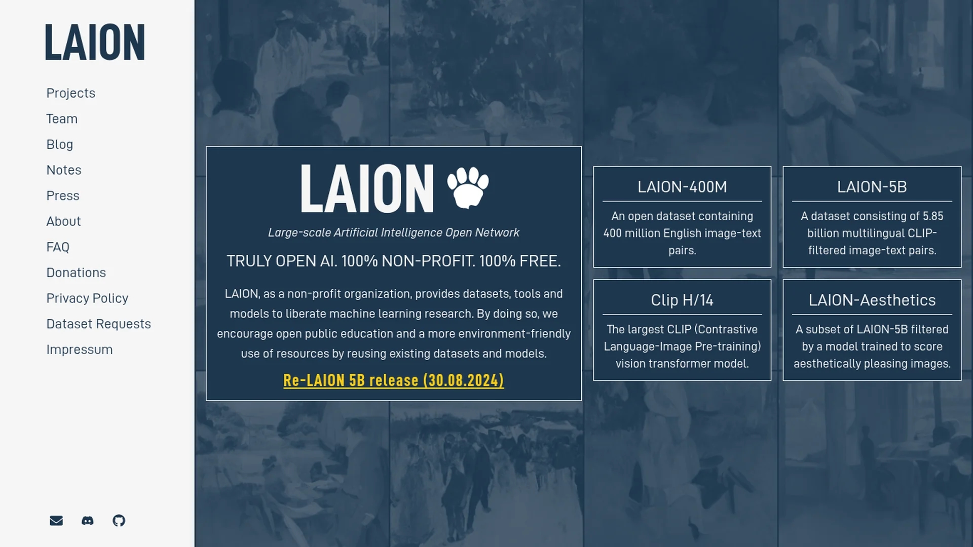 laion homepage