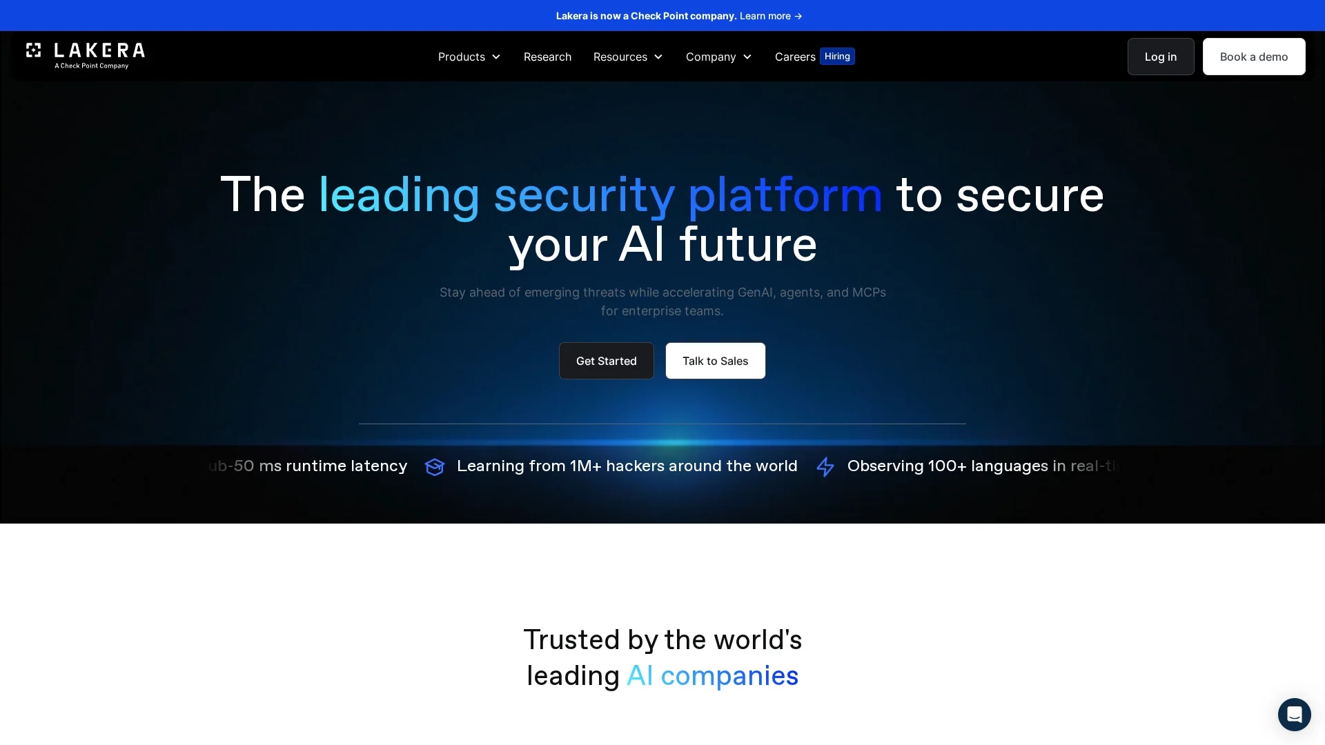 lakera-guard homepage