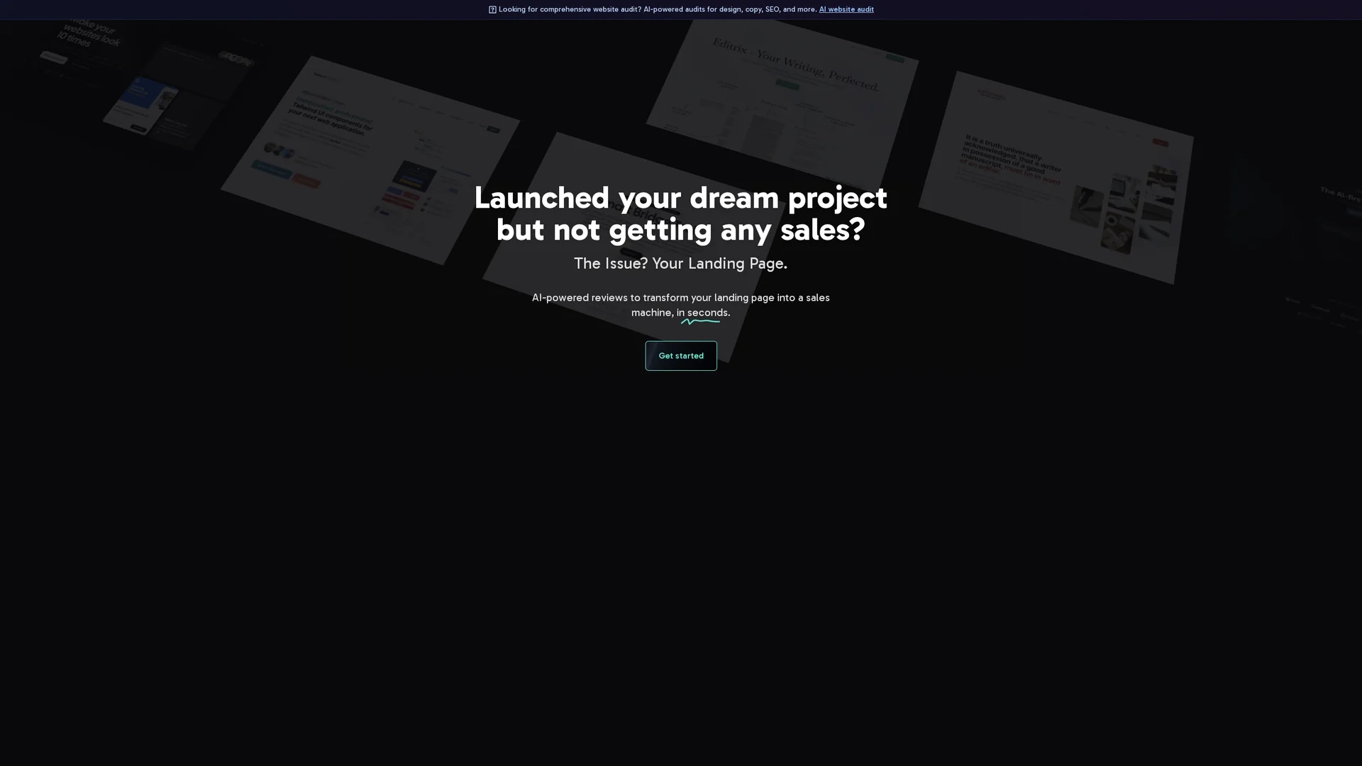landing-report homepage