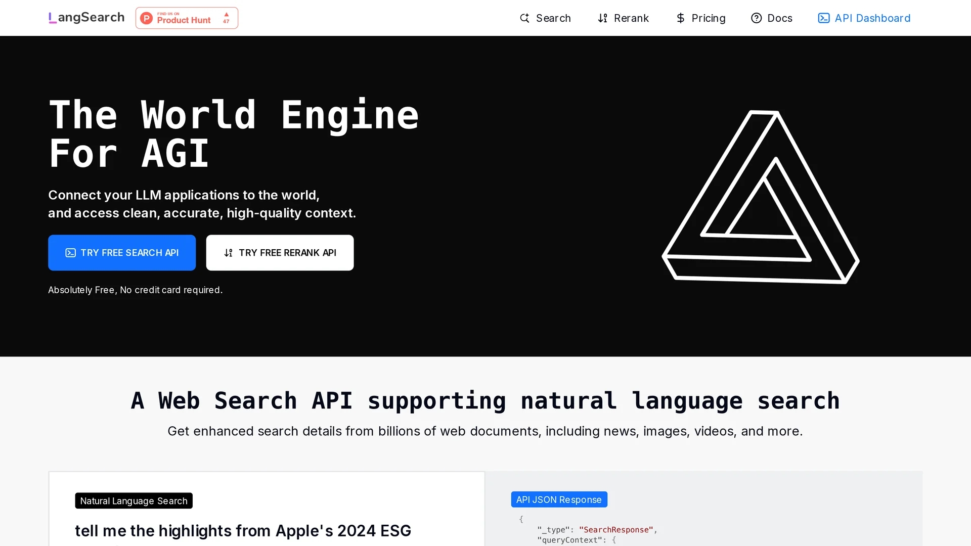 langsearch homepage
