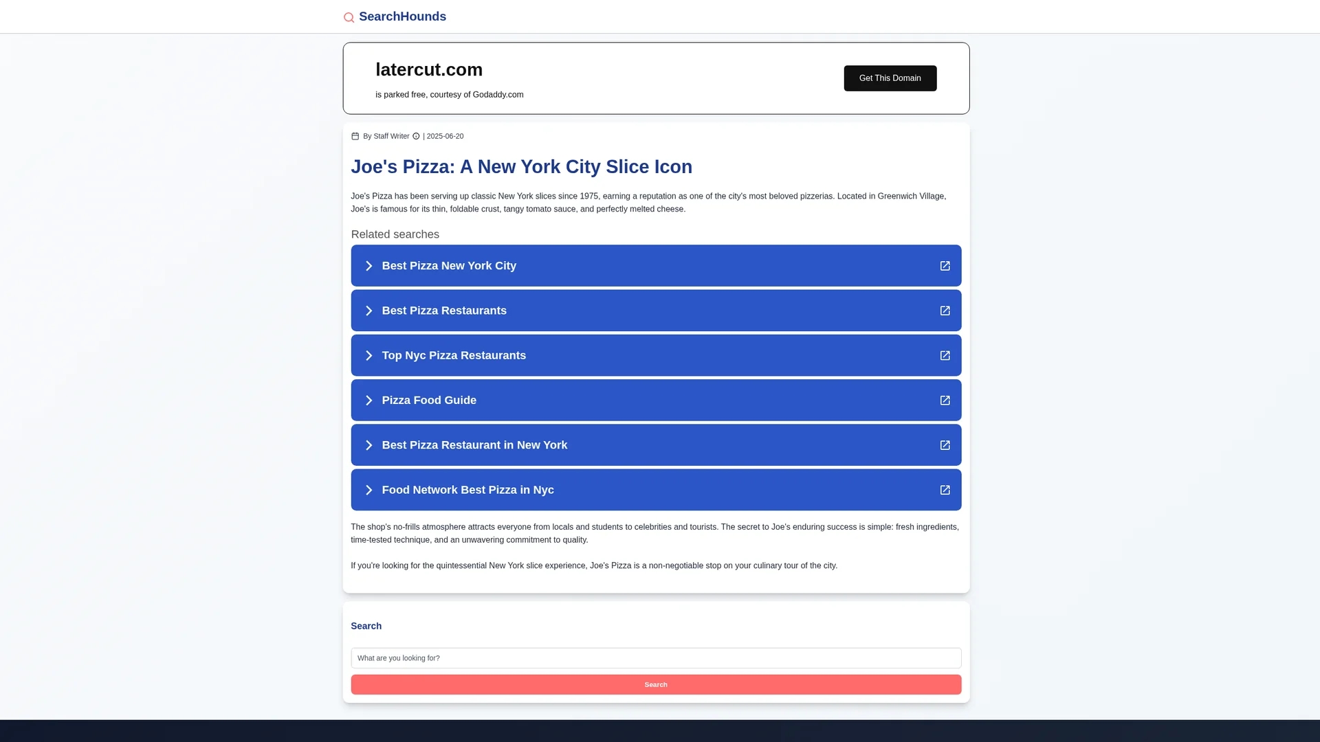 latercut homepage