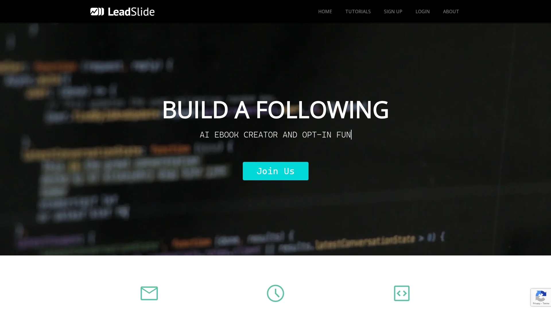leadslide homepage