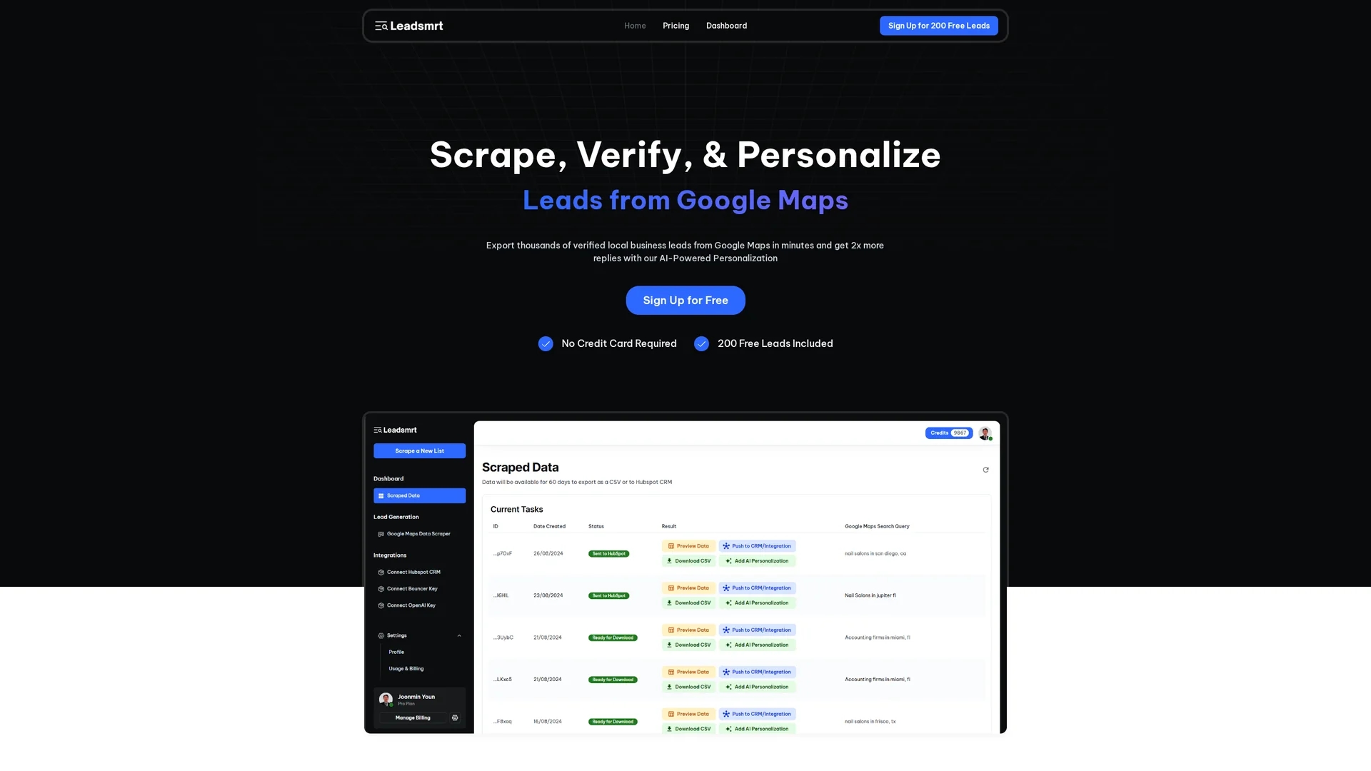 leadsmrt homepage