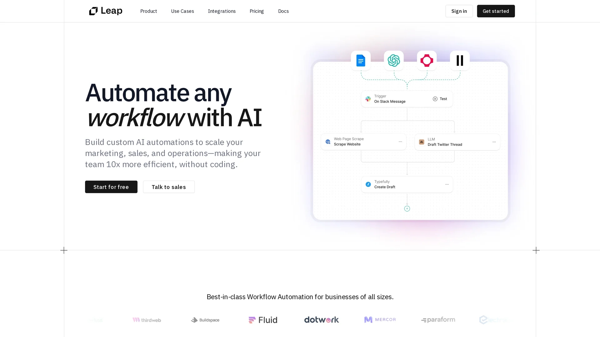 leap-ml homepage