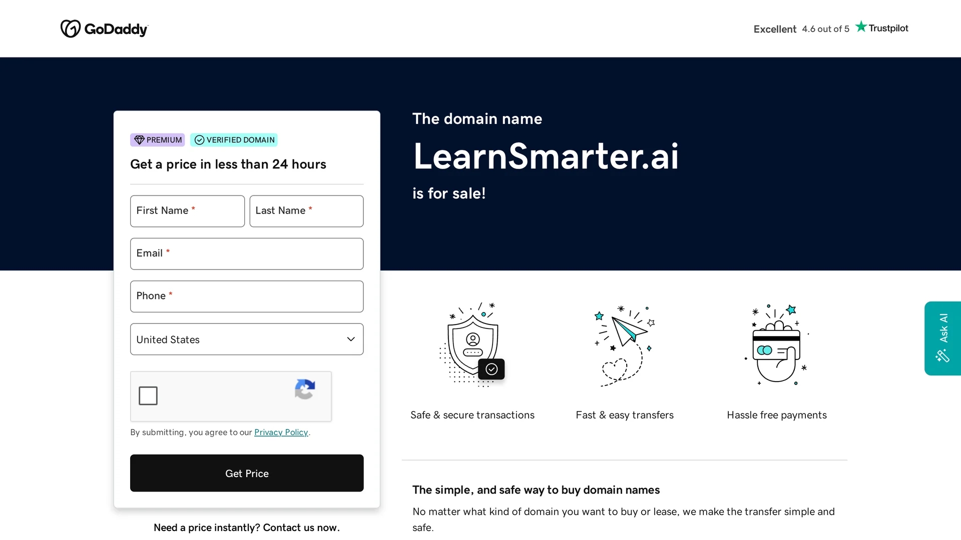 learnsmarter-ai homepage