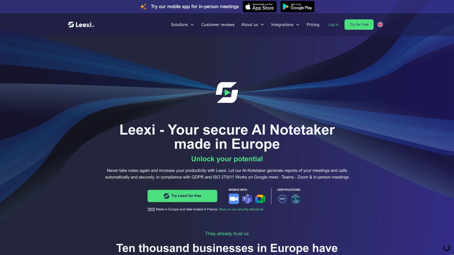leexi homepage