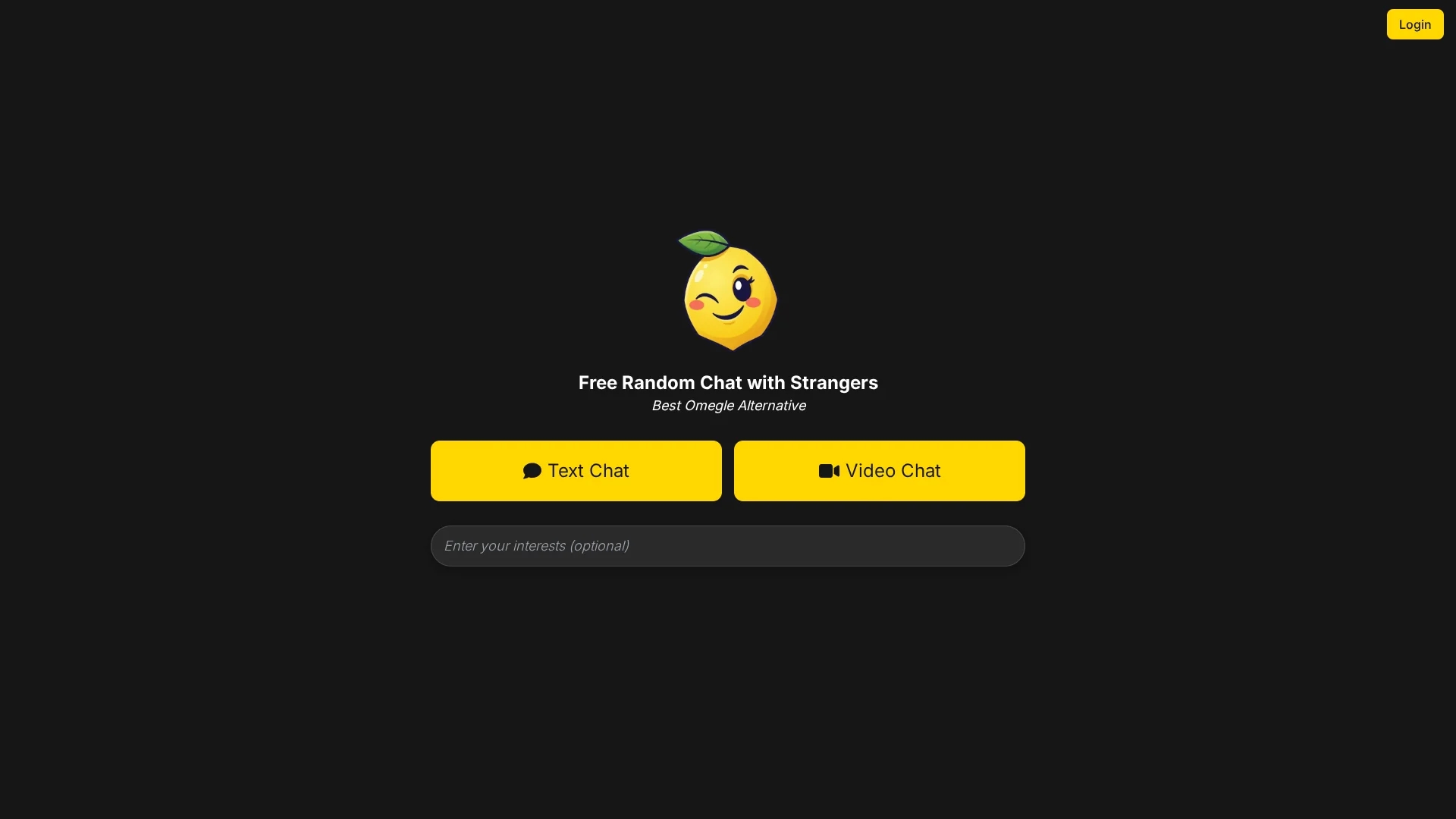 lemonchat-app homepage