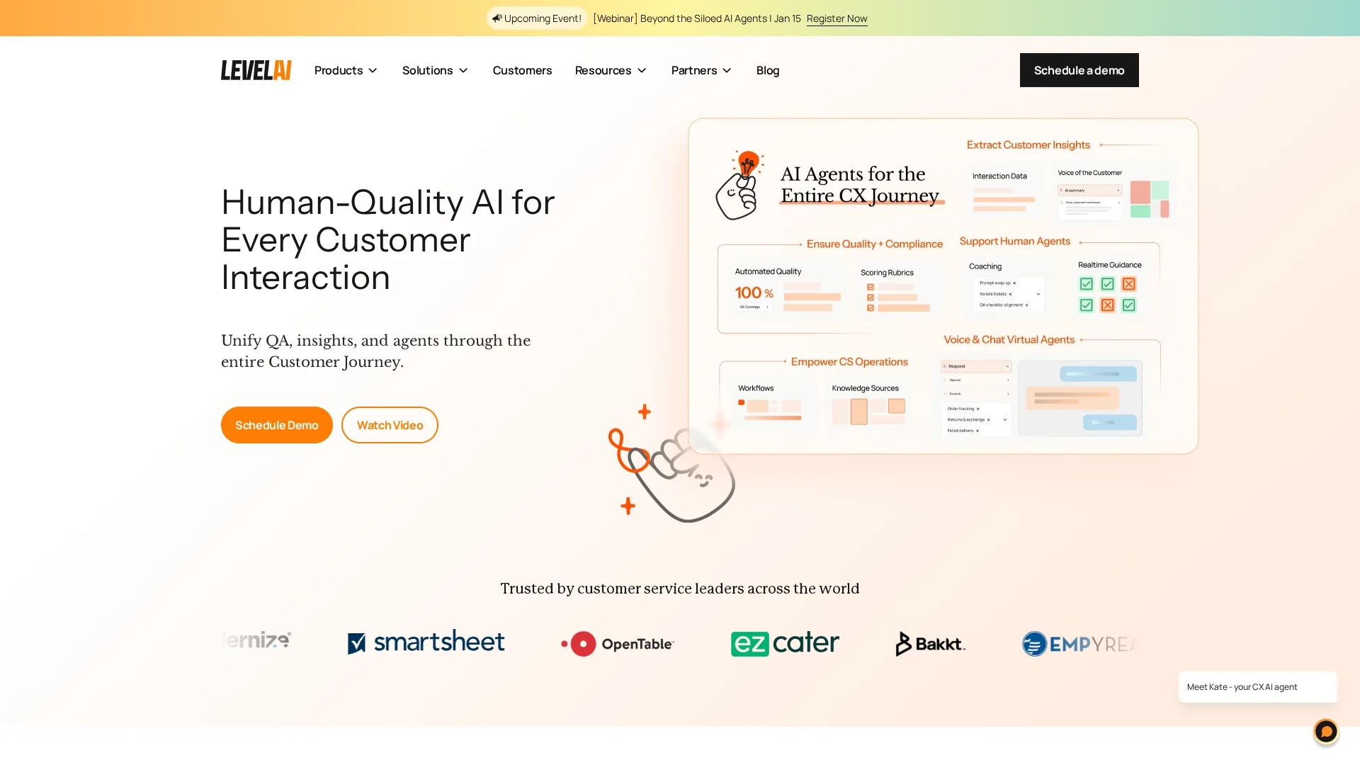 level-ai homepage
