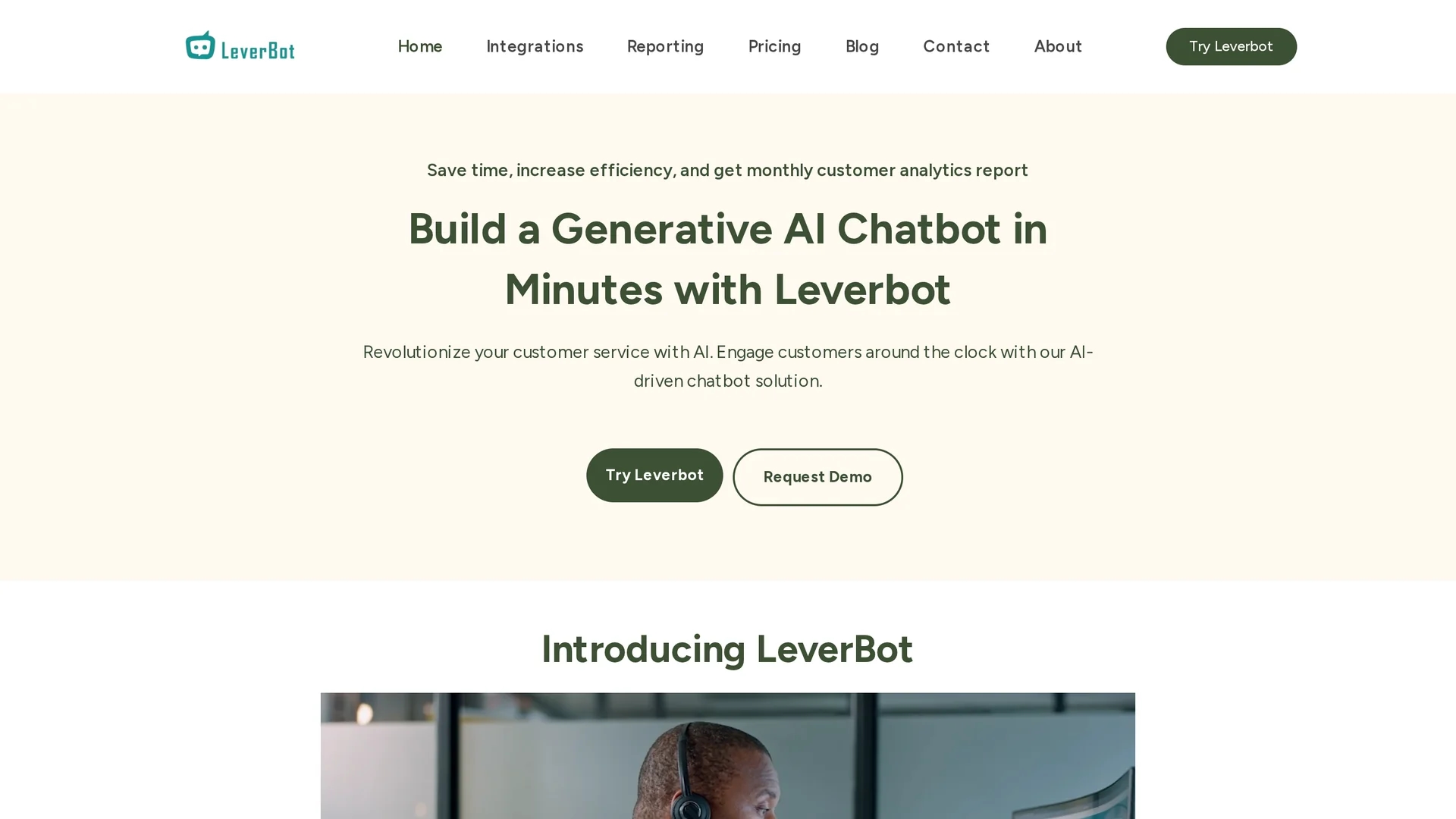 leverbot homepage