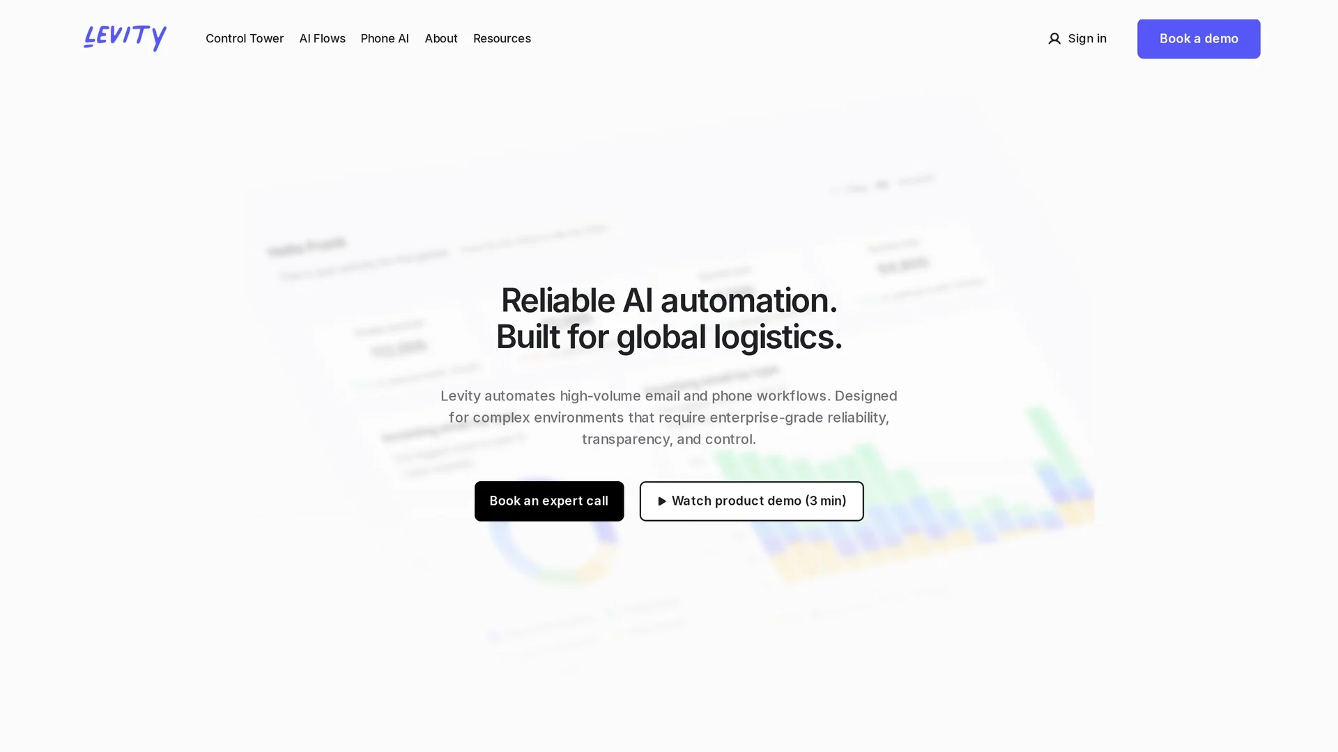 levity homepage