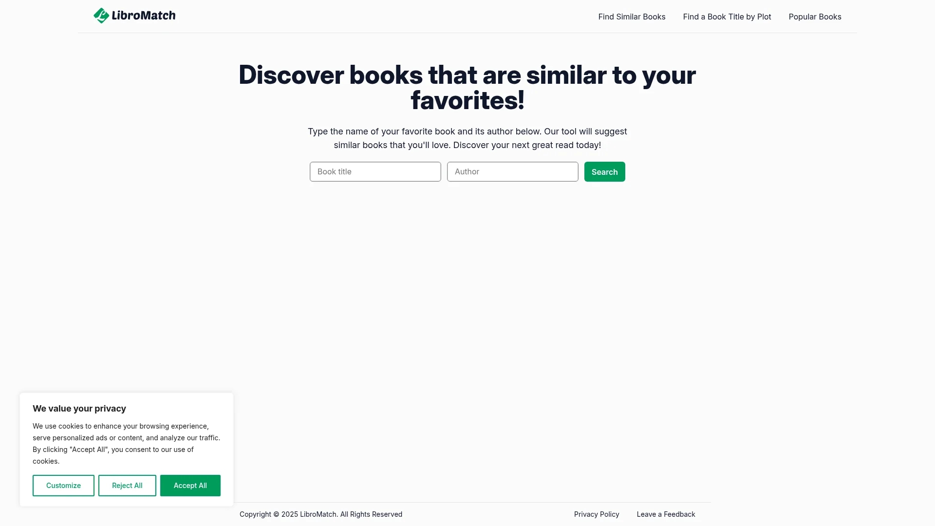 libromatch homepage