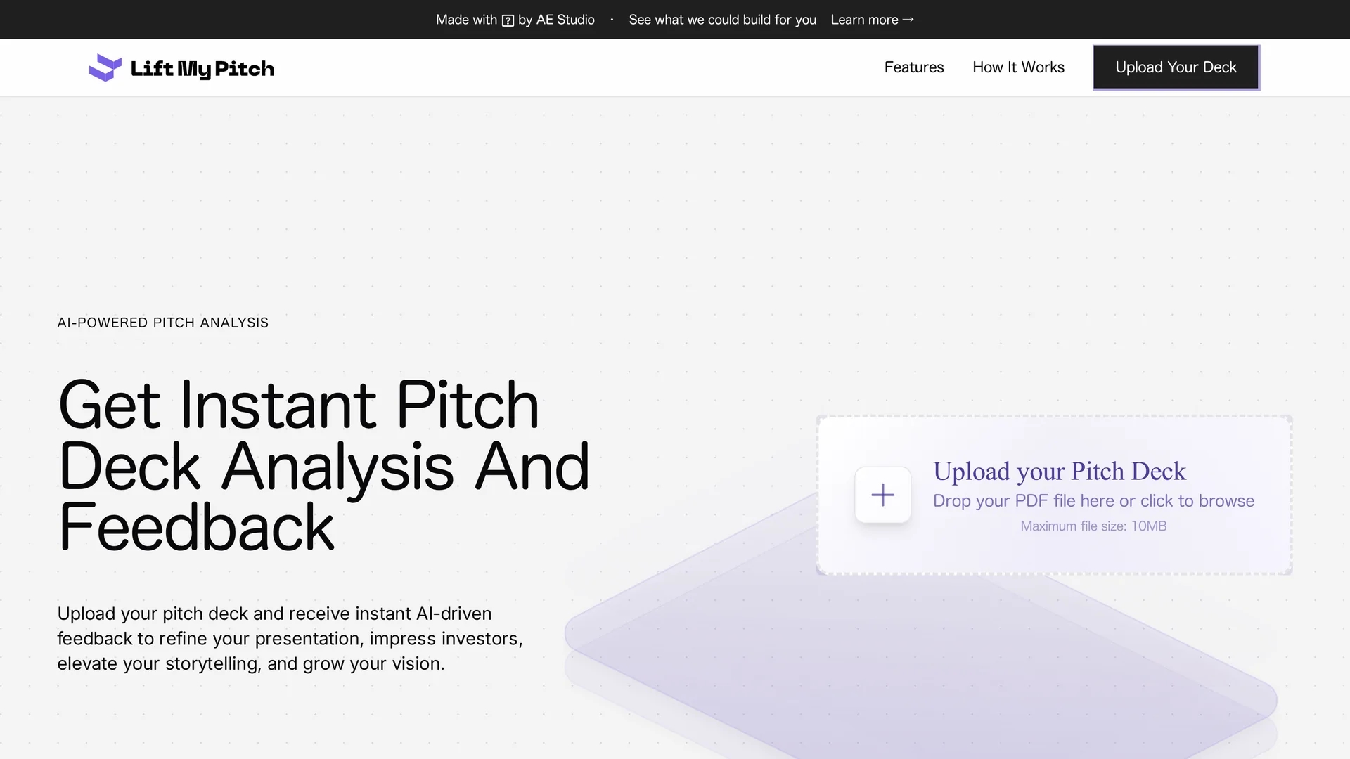 lift-my-pitch homepage