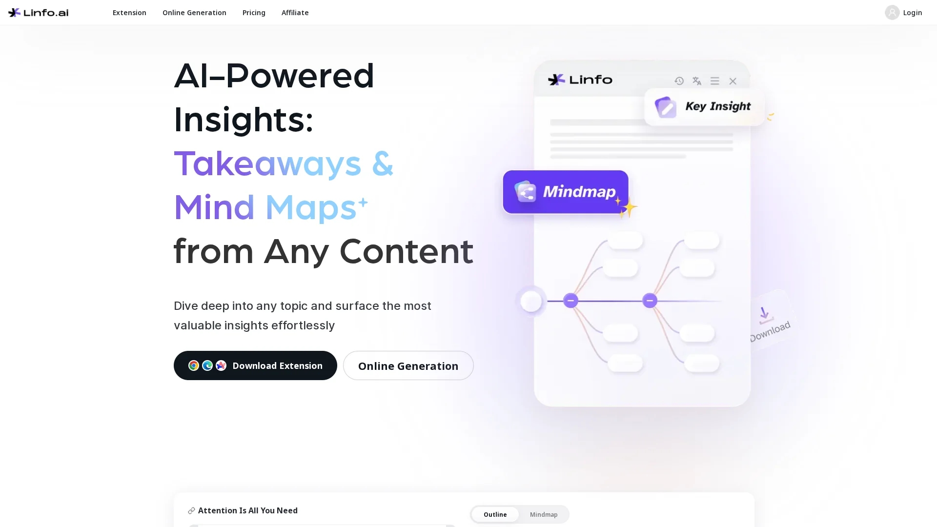 linfo-ai homepage