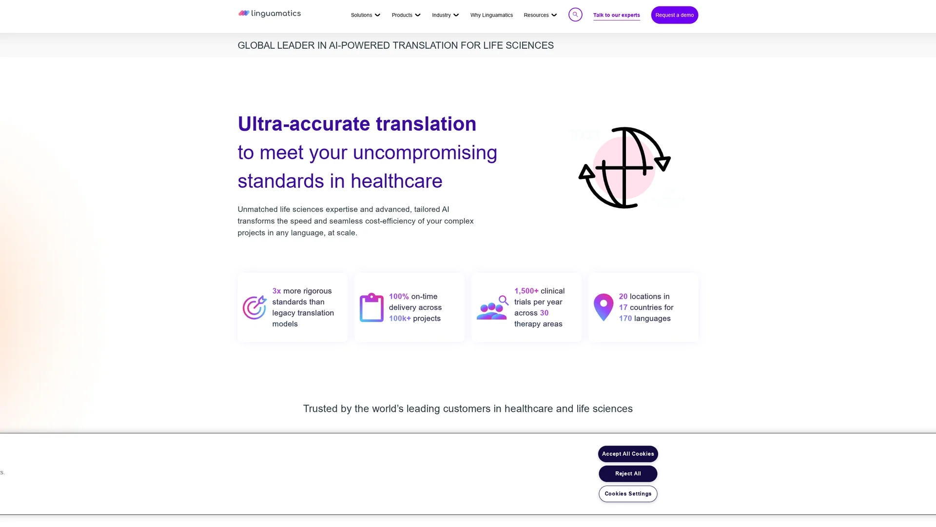 linguamatics-com homepage
