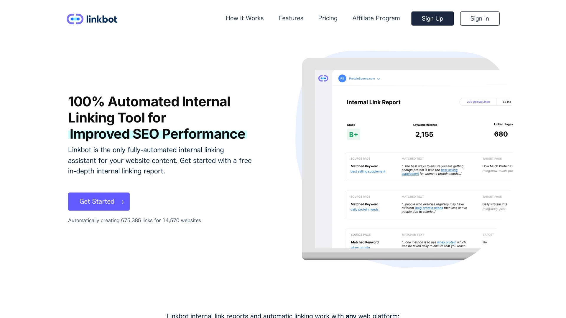 linkbot homepage