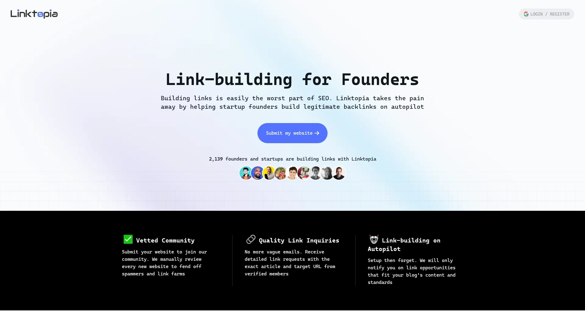 linktopia homepage
