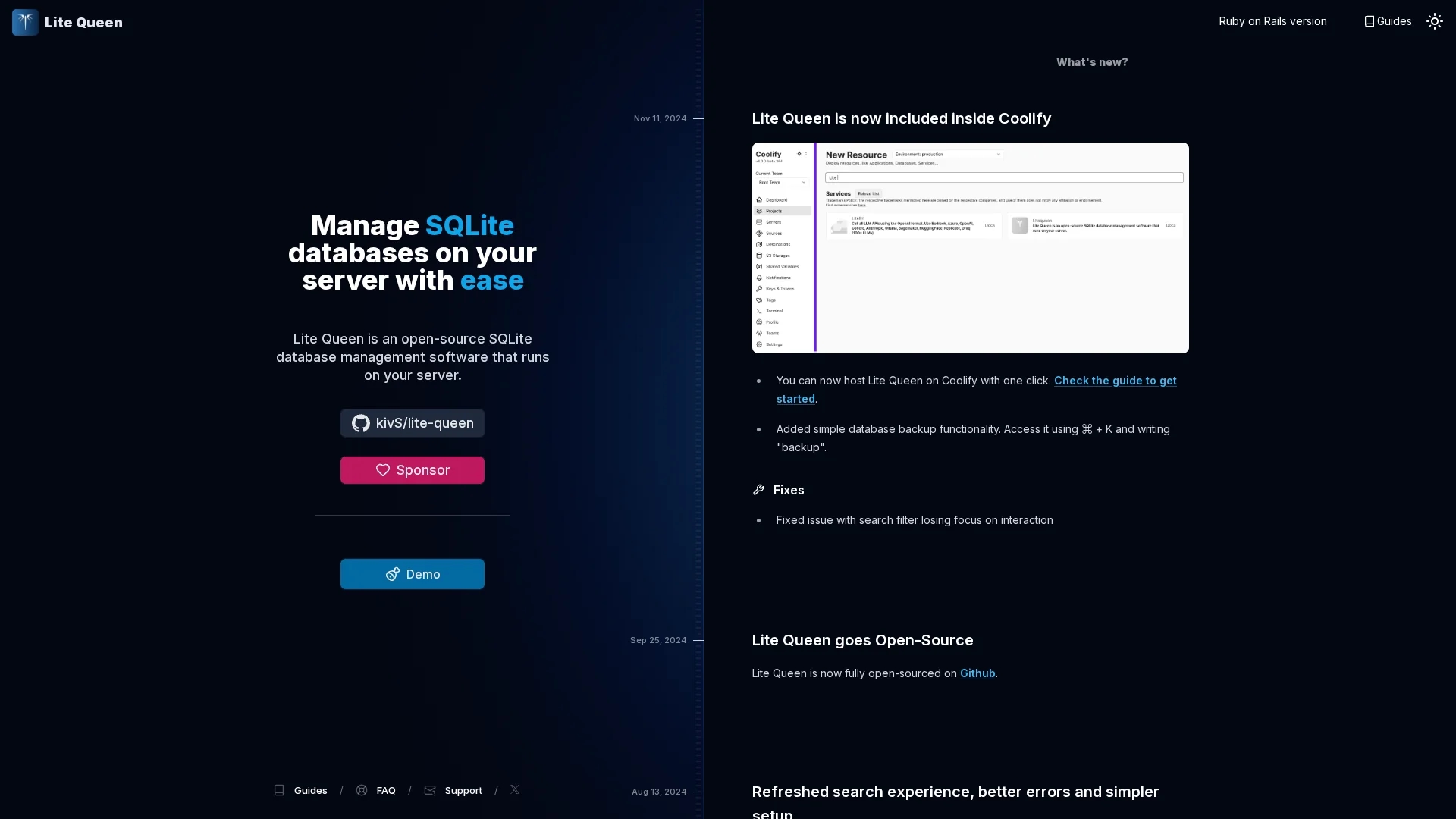 lite-queen homepage