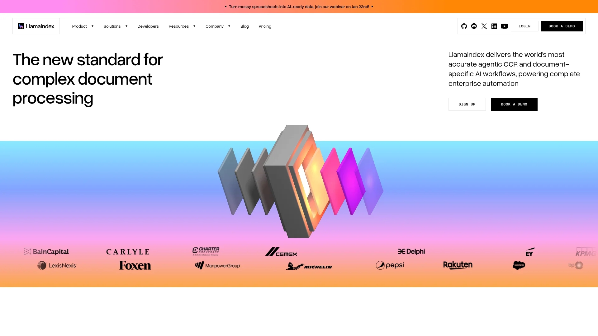 llamaindex homepage