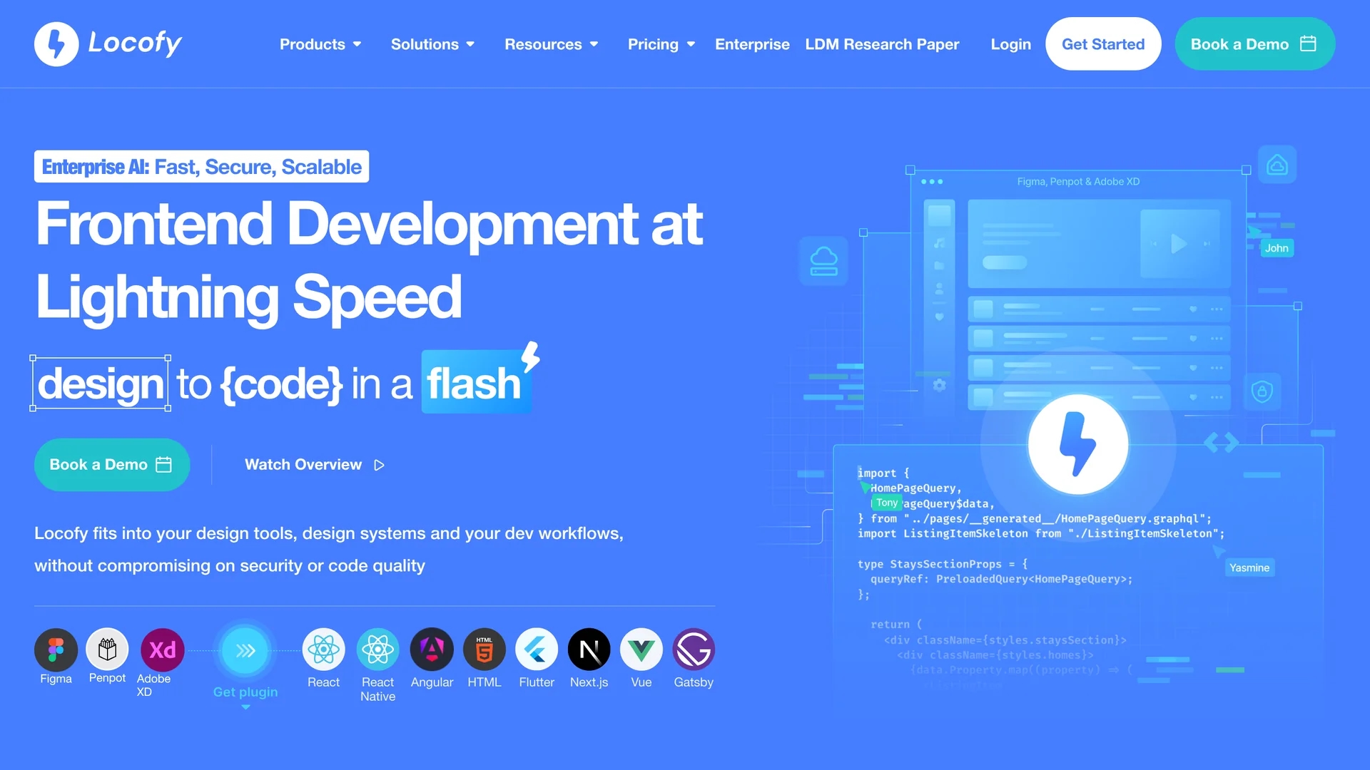 locofy-ai homepage