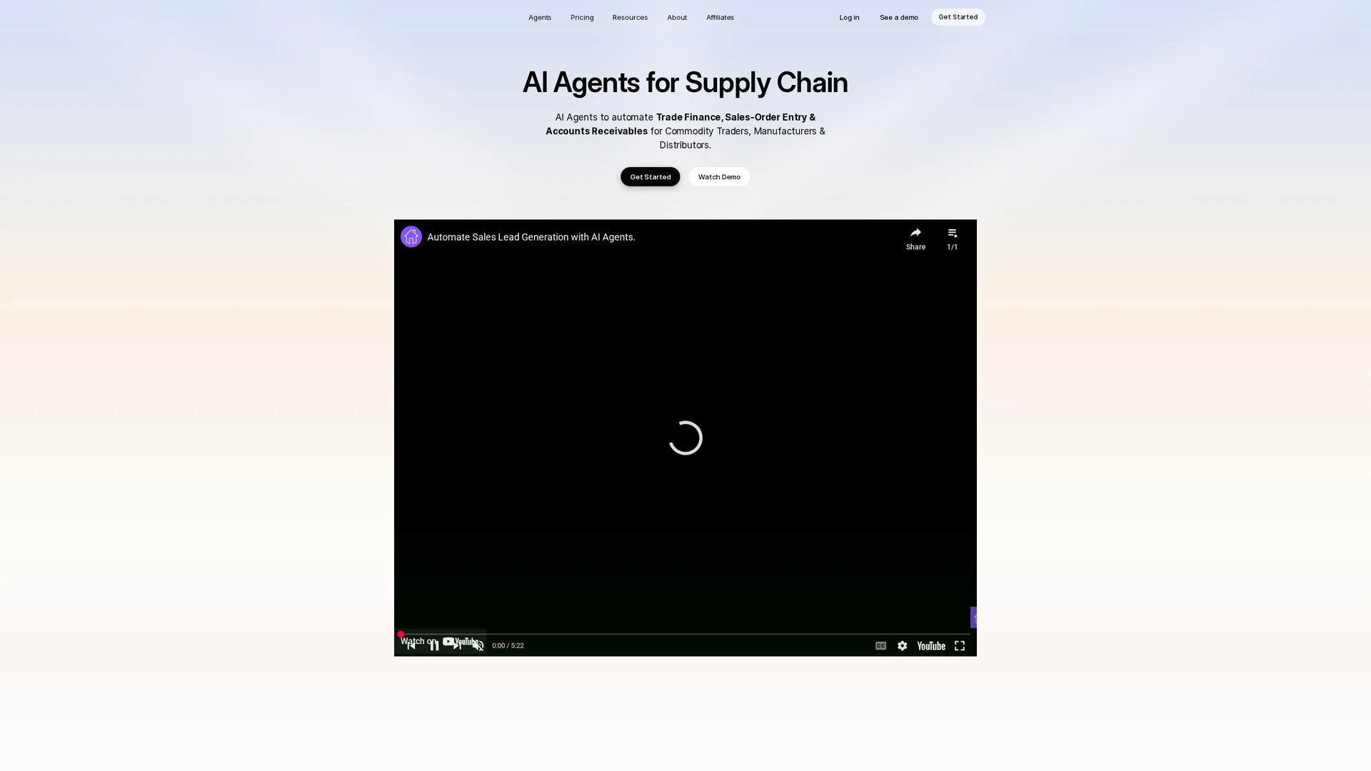 logistify-ai homepage