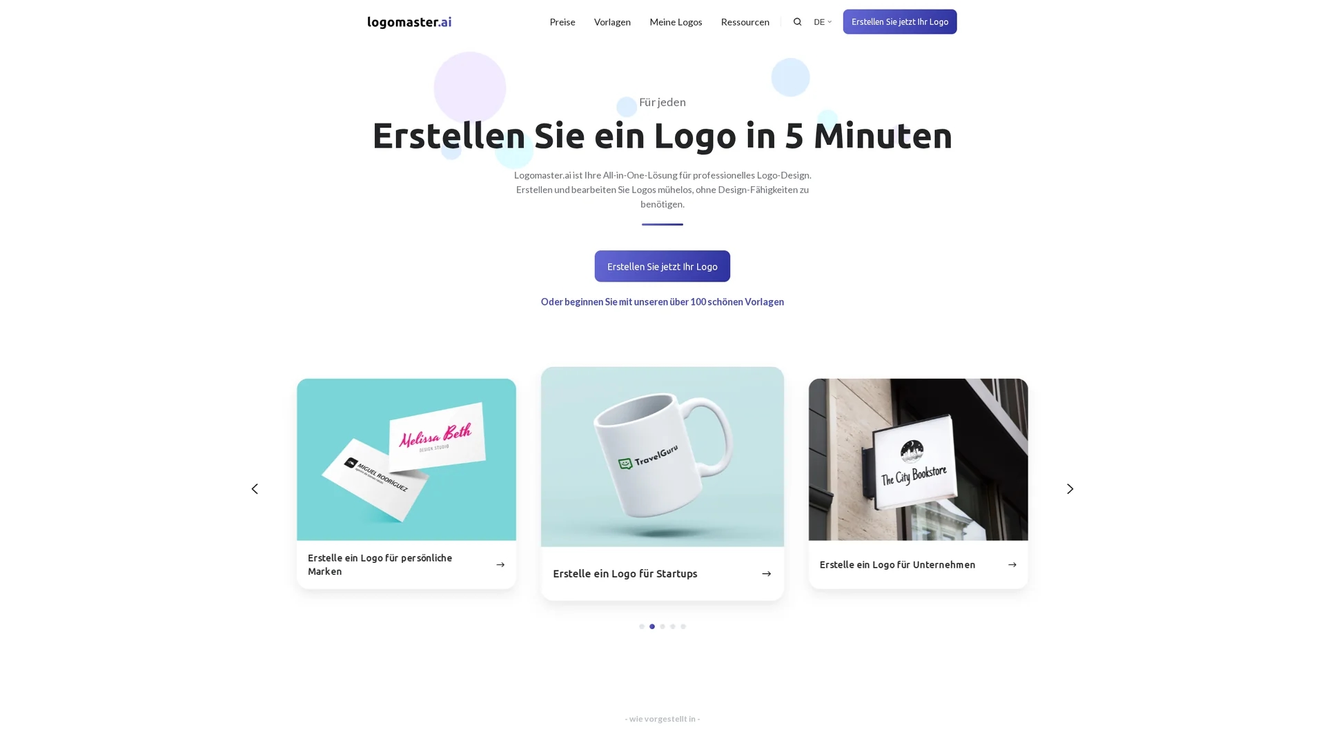 logomaster homepage
