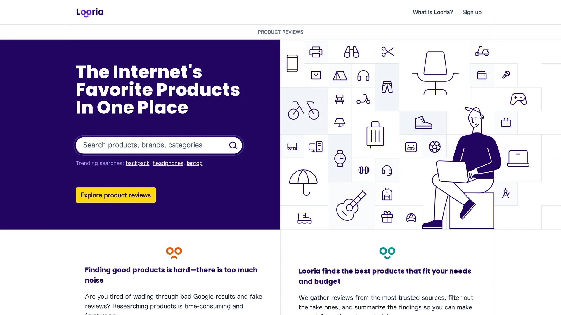 looria homepage